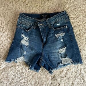 Judy Blue Jean Shorts with distressing